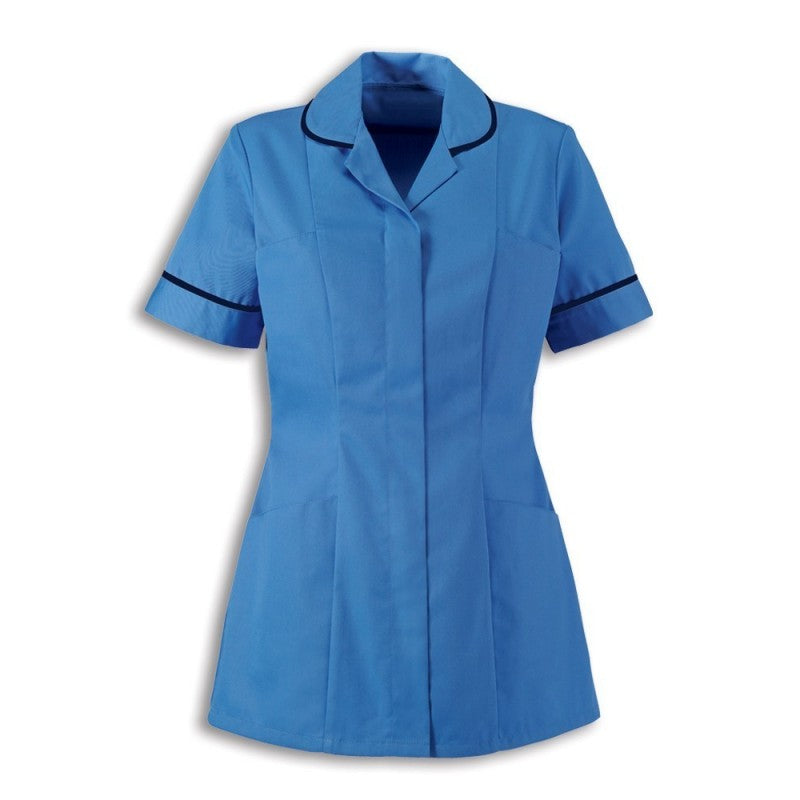 Traditional Nurses Tunic with Contemporary Cut - Hospital Blue - Alexandra