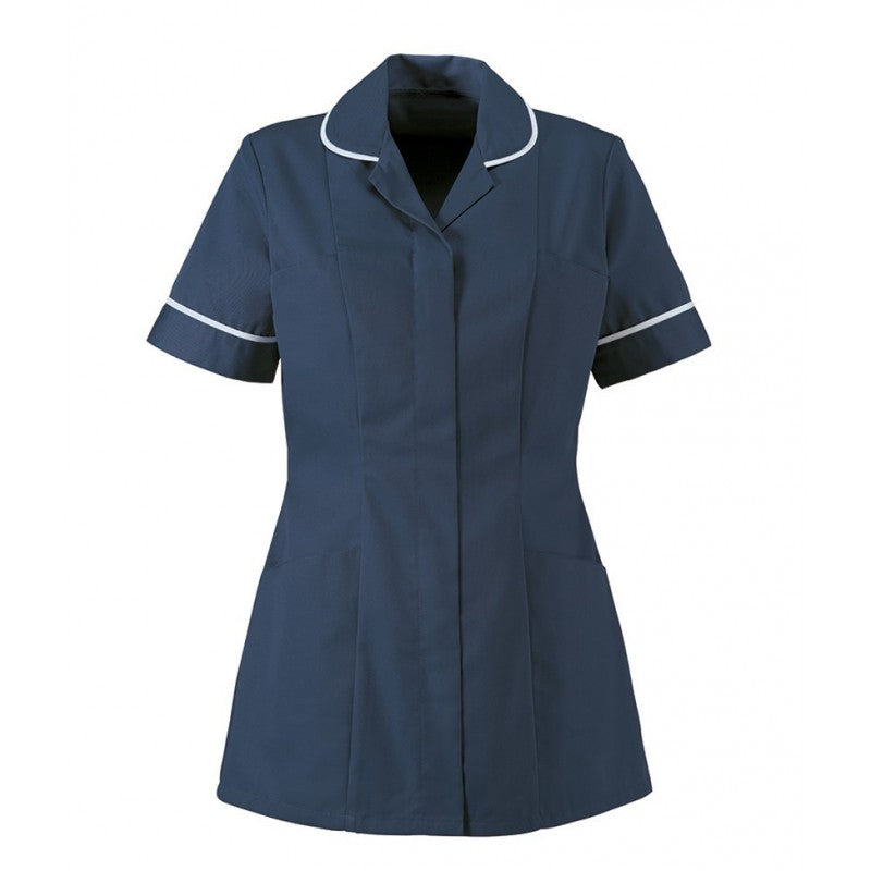 Traditional Nurses Tunic with Contemporary Cut - Navy Blue - Alexandra