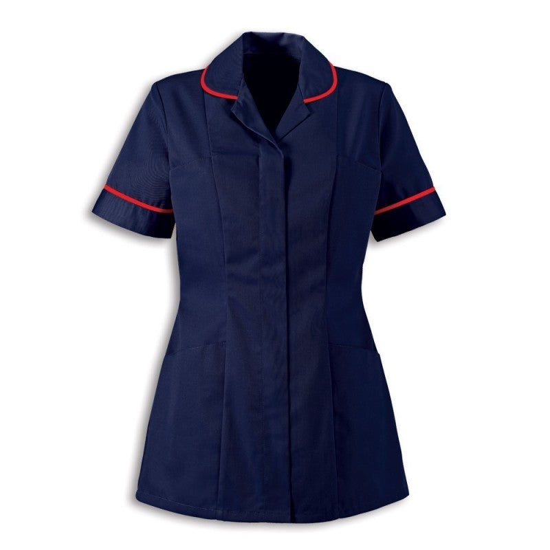 Traditional Nurses Tunic with Contemporary Cut - Navy Blue - Alexandra