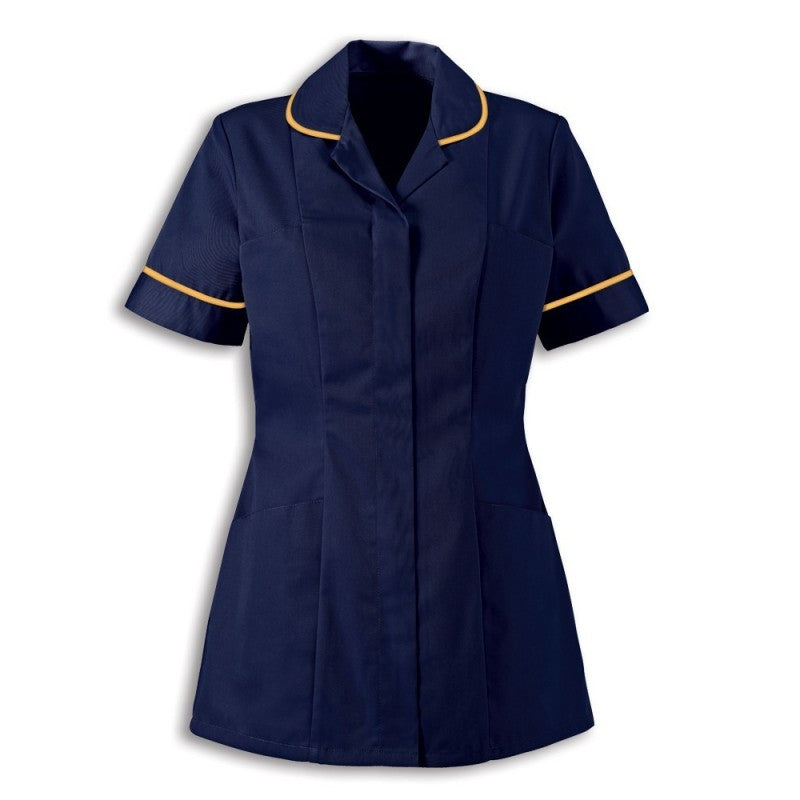 Traditional Nurses Tunic with Contemporary Cut - Navy Blue - Alexandra