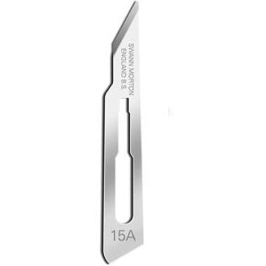 Surgical Scalpel Blade 15A - Carbon Steel - Sterile x 100 - 