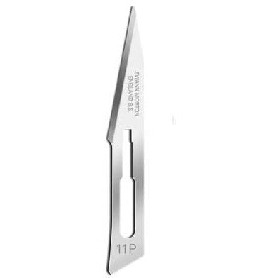 Surgical Scalpel Blade 11P - Carbon Steel - Sterile x 100 - 