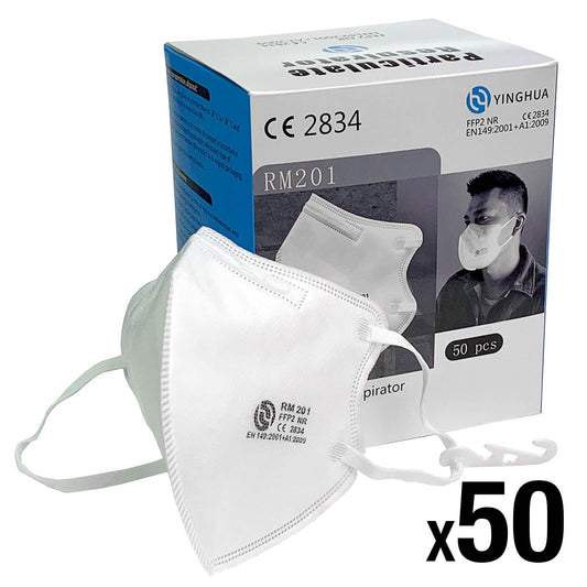 FFP2 Face Masks x50 [CAT III PPE Certified] - Discontinued