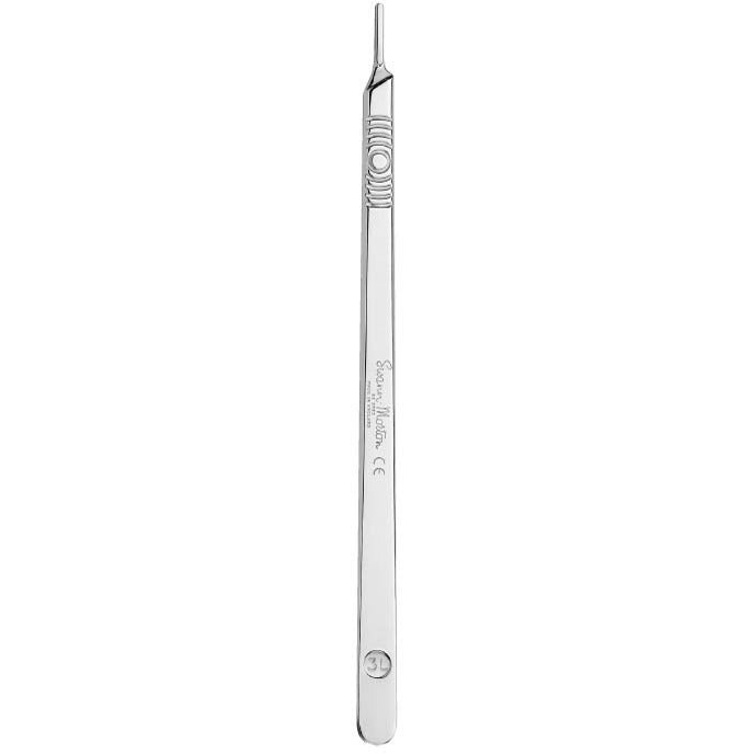 Surgical Scalpel Handle Number 3L - Stainless Steel - Swann Morton