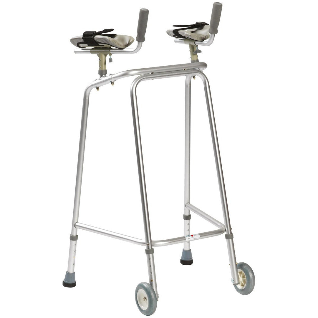 Ultra Narrow Walking Frame with Forearm Platform and Wheels - Drive Medical