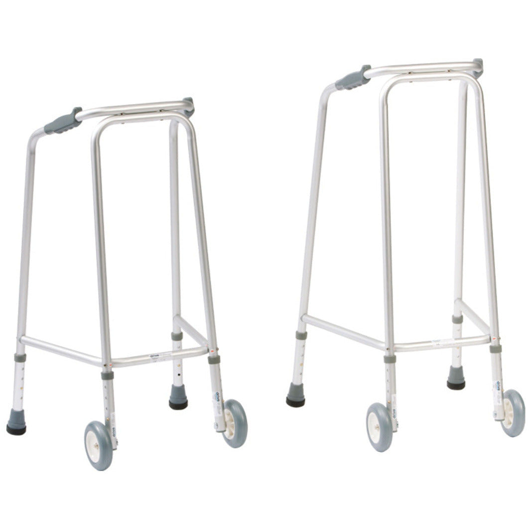 Ultra Narrow Walking Frame - Large with Wheels - Drive Medical