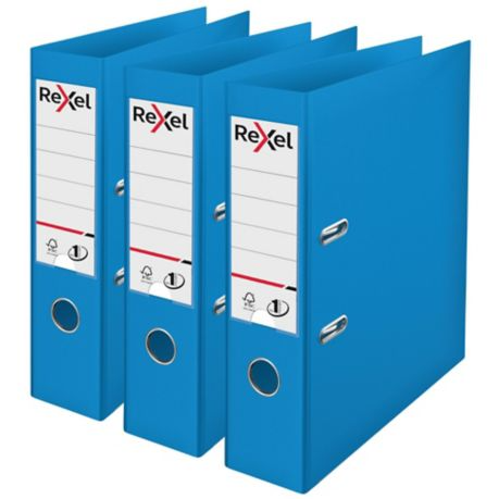 Rexel Choices A4 PP No.1 Lever Arch File 75mm, Spine, Blue - Lyreco