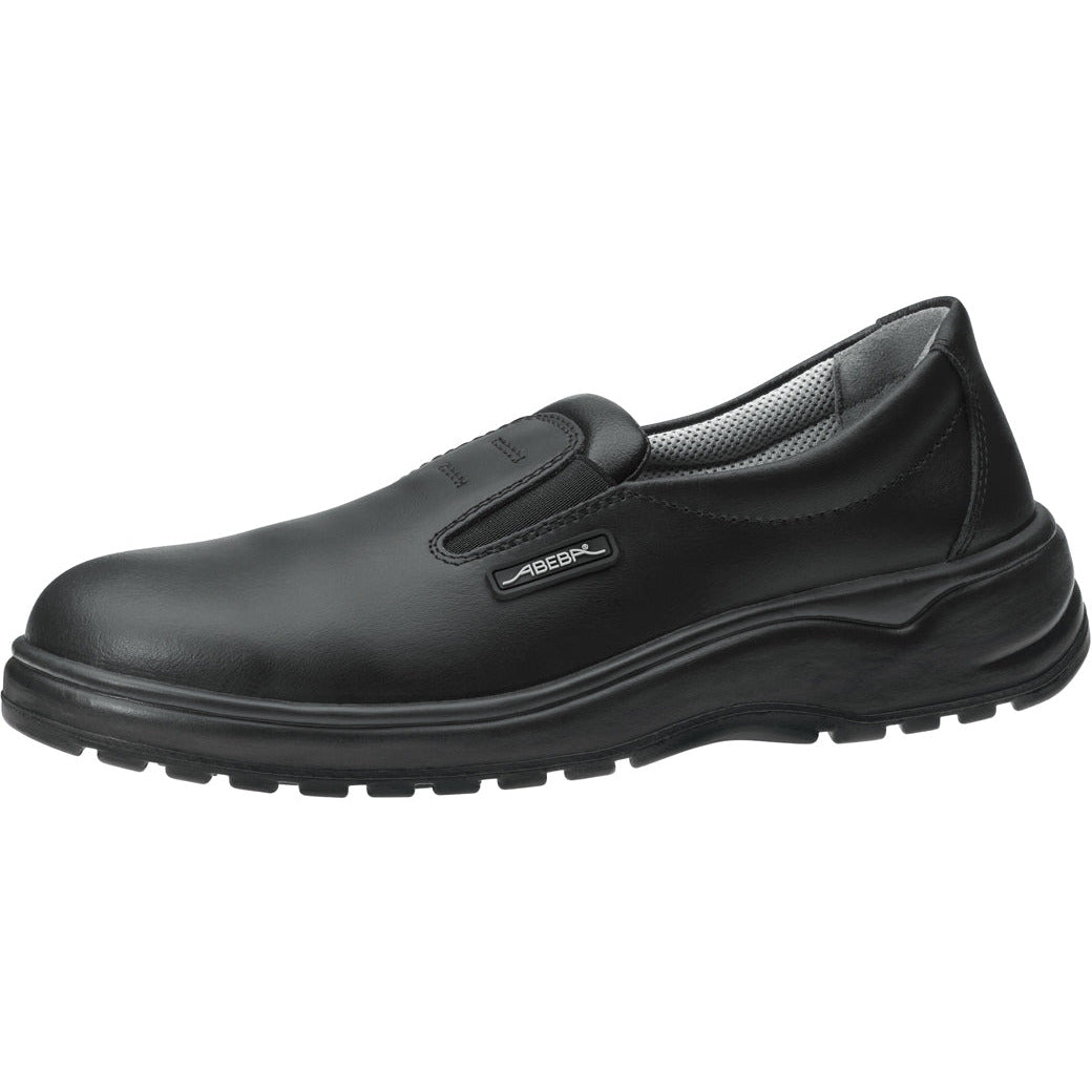 Occupational shoes light Loafer - Black Smooth Leather – Medisave UK