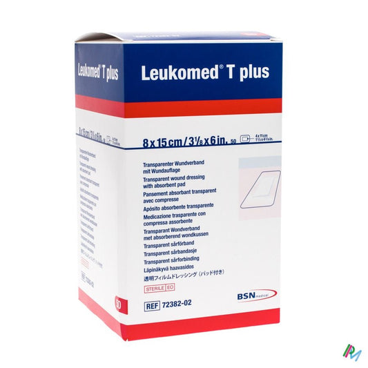 Leukomed T Plus Dressing 8cm x 15cm (pad size 4cm x 11cm) Pack of 50 - BSN