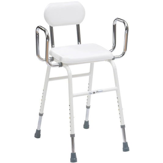 All Purpose Stool with Adjustable Arms - Drive Medical