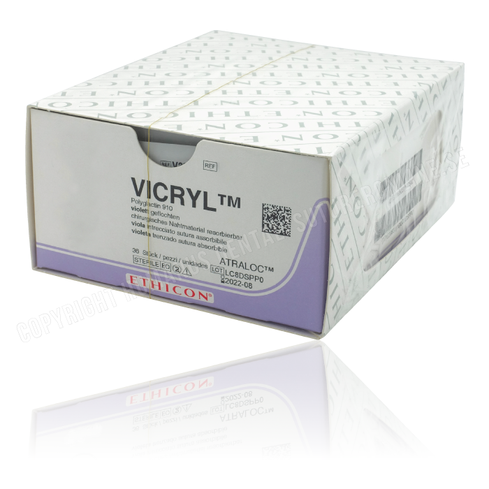 Vicryl suture 5-0 - PS-4C 45 cm undyed - Ethicon