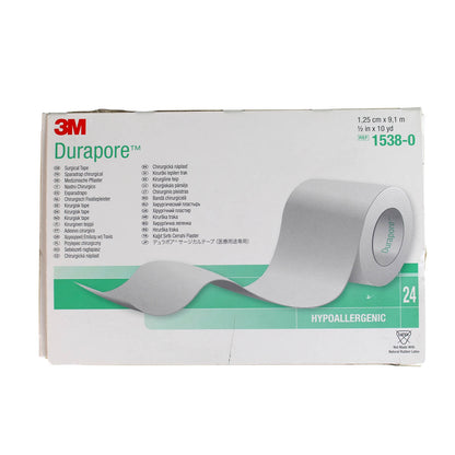 3M™ Durapore Surgical Tape 1.25cm x 9.14m - Box of 24 - 3M