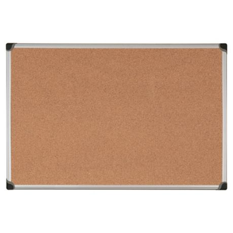 Aluminium Framed Cork Notice Board 600mm X 900mm - Lyreco