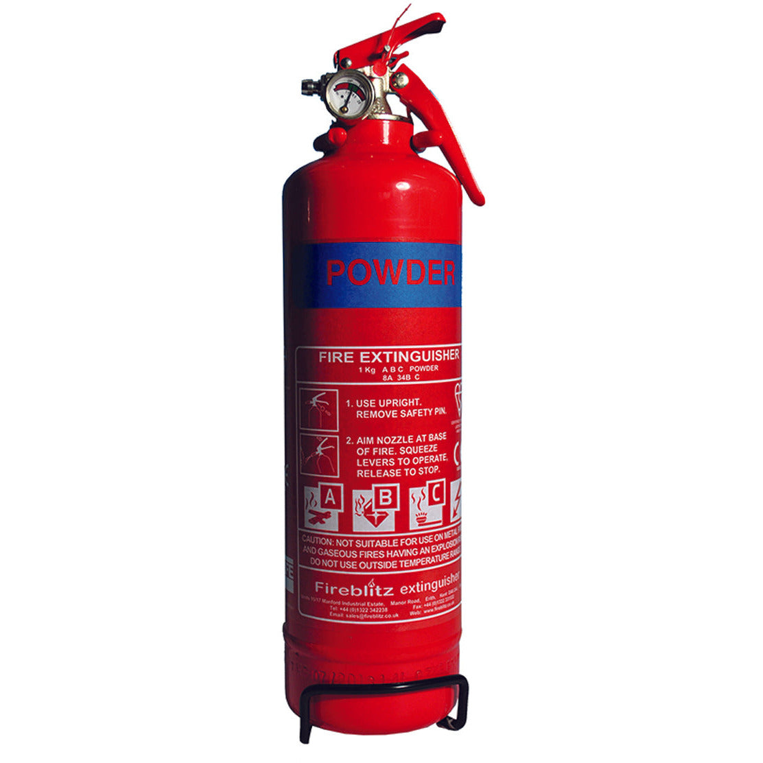 Wallace Cameron Fire Extinguisher 1kg - Powder VGI - Wallace Cameron