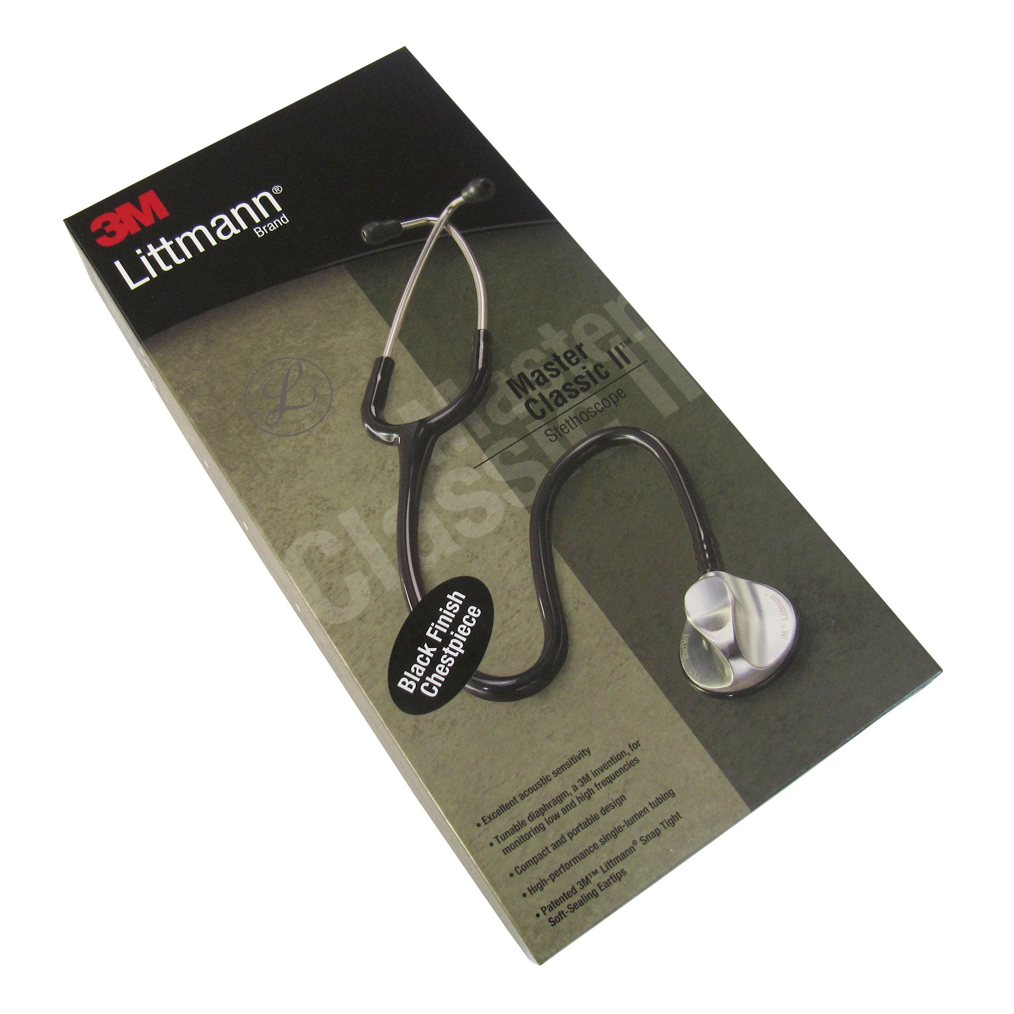 Littmann master classic ii stethoscope black sale edition