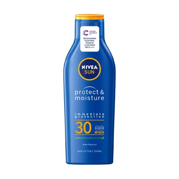 NIVEA Suncream Lotion SPF30 - Protect & Moisture - 200ml - Nivea