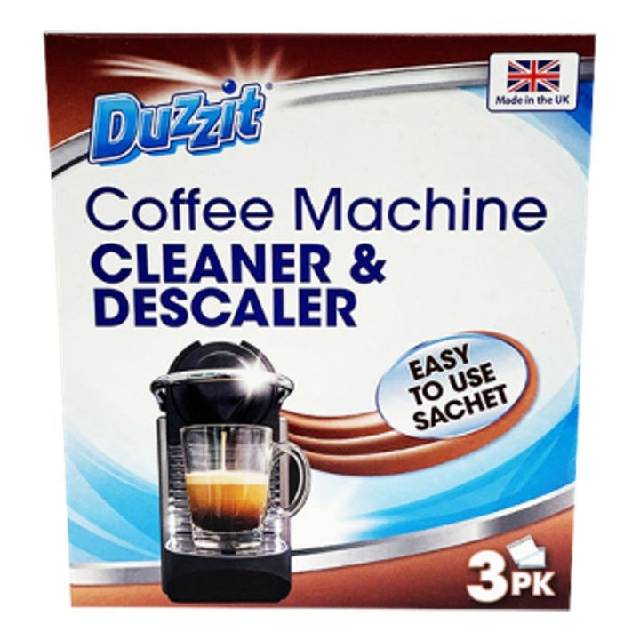 Duzzit Coffee Machine Cleaner & Descaler - 3pk - Discontinued