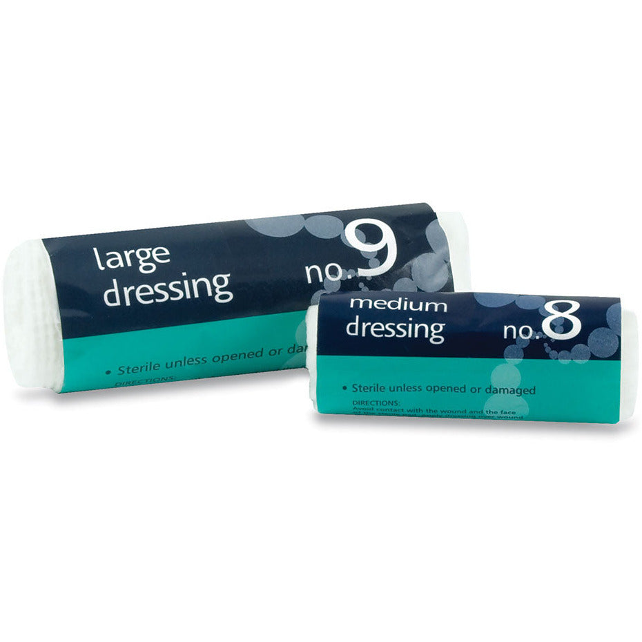 No 8 Medium Dressing - Sterile 7.5x10cm - 