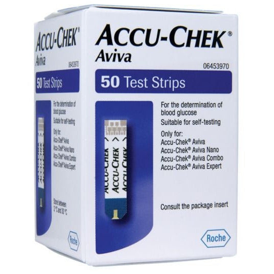 Accu-chek aviva blood test strips 1 x 50 - Alliance