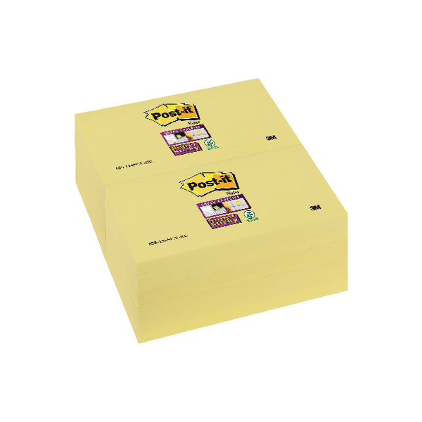 Q CONNECT QUICK STICKY NOTE PAD 76x127mm (12) - Vow