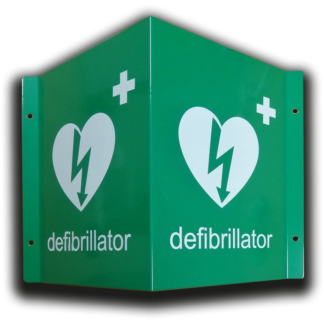 3D AED Metal Wall Sign - Defib Store