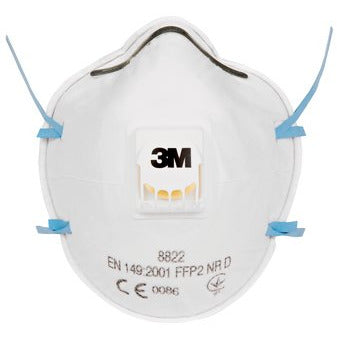 3M Particulate Respirator - FFP2 Mask - Valved - Pack of 3 - 3M