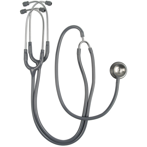 Duplex® Teaching Stethoscope - Slate Grey - Stainless Steel - Riester