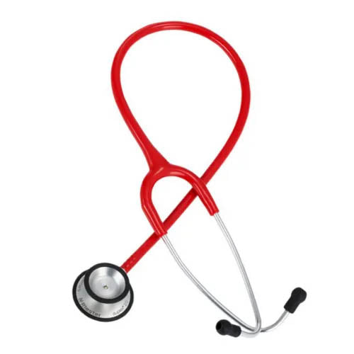 Riester Duplex 2.0 Dual-Head Stethoscope - Red Tubing - Steel Chestpiece - Riester