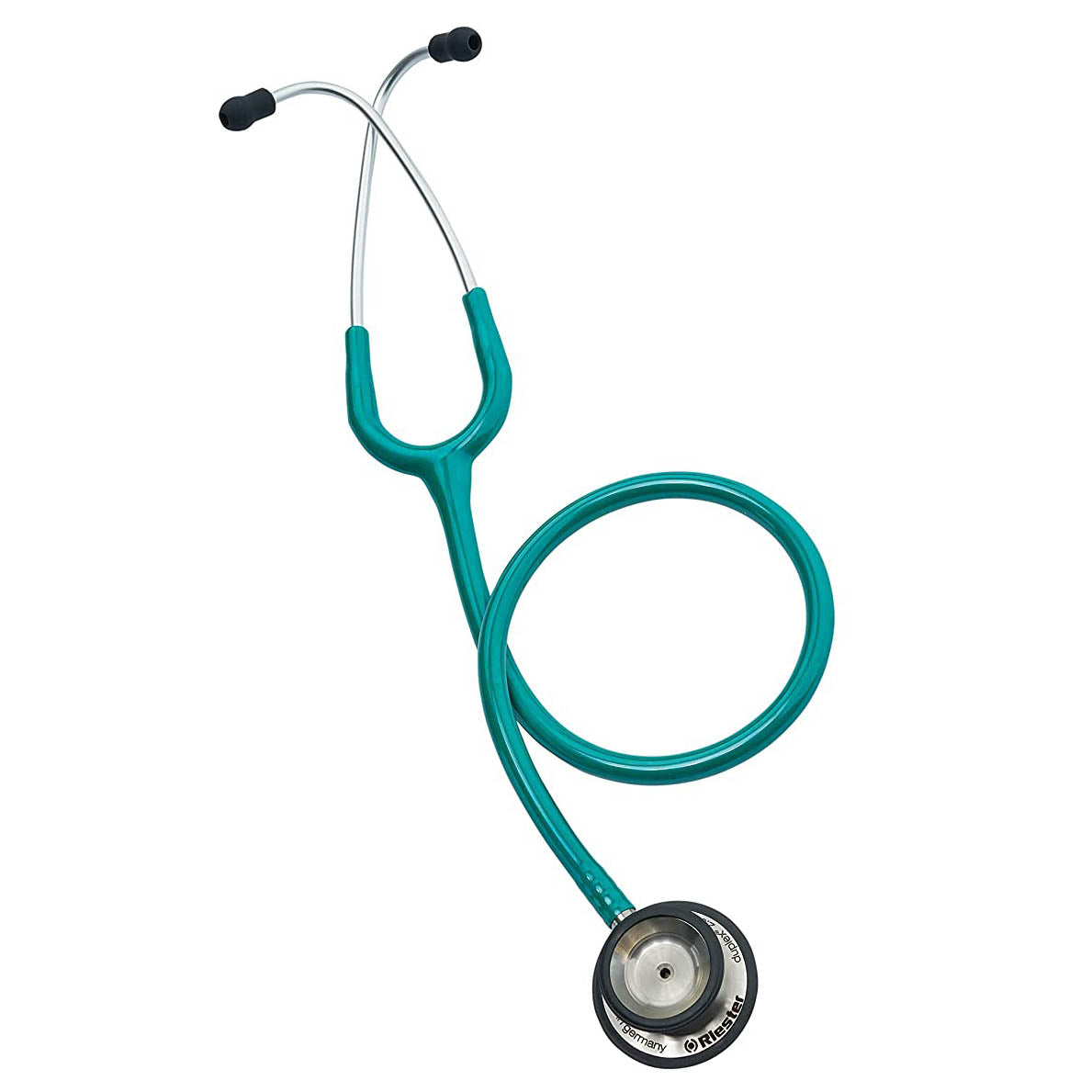 Riester Duplex 2.0 Dual-Head Stethoscope - Green Tubing - Steel Chestpiece - Riester