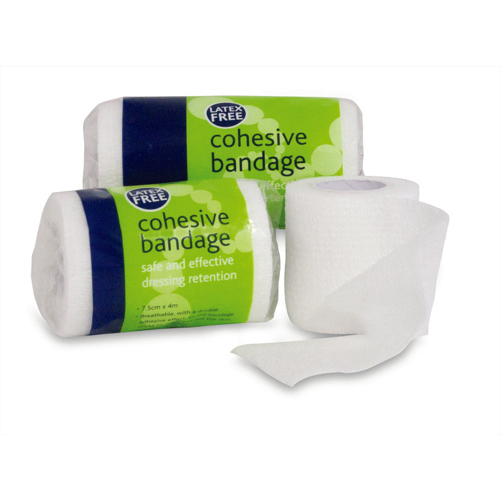 Cohesive Bandage - Latex Free White 5cm x 4m - Reliance