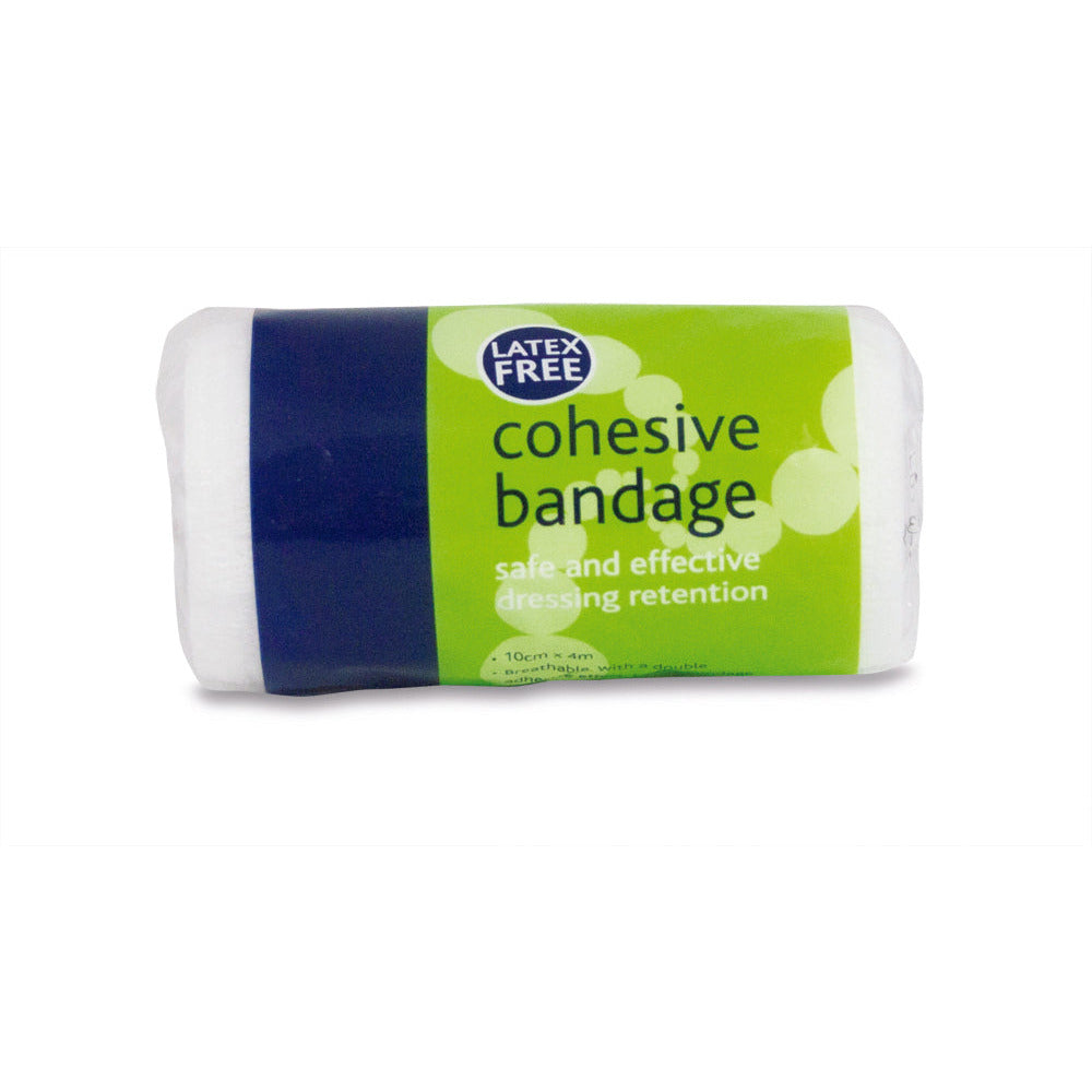 Cohesive Bandage - Latex Free White 10cm x 4m - Reliance