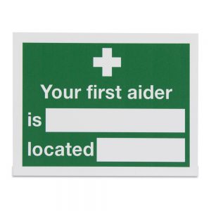 Your first aider is located  - Rigid - Reliance