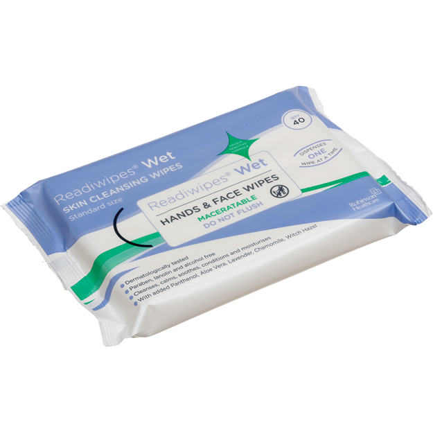 Readiwipes Wet Hands & Face Wipes Pack of 40 Maceratable – Medisave UK