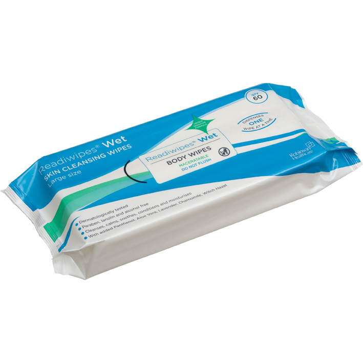 Readiwipes Wet Body Wipes Pack of 60s Maceratable - Robinsons