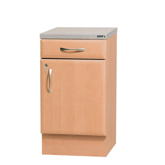 50cm Drawerline Cabinet - Beech - Sunflower