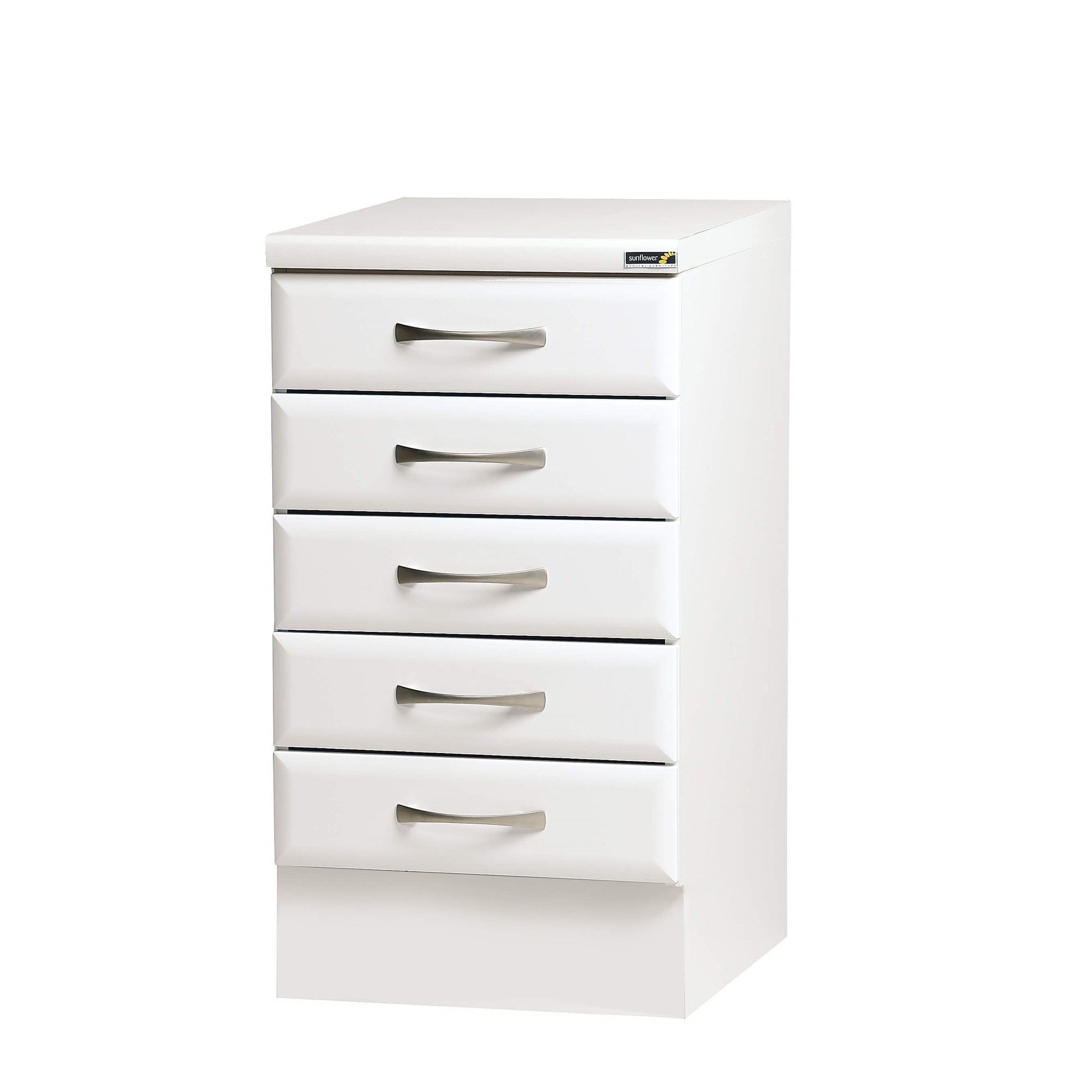 50cm 5 Drawer Pack - White (High Gloss) - Sunflower