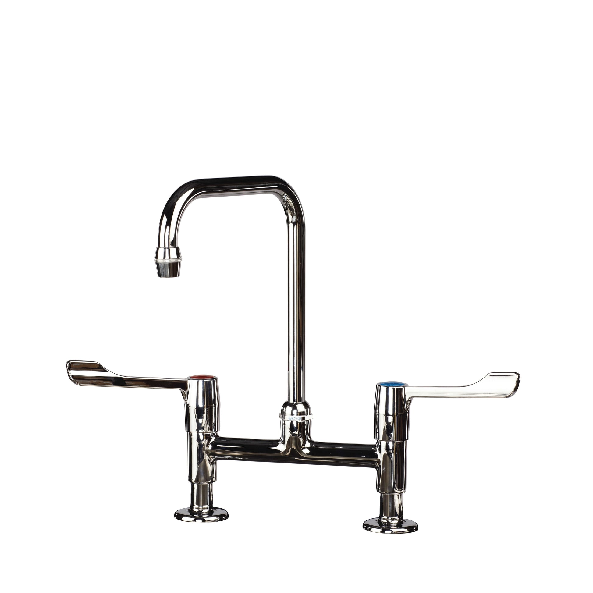 Traditional Twin Lever Mixer Tap - Sunflower