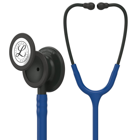 Littmann Classic III Stethoscope: Navy - Black Finish 5867 - Littmann Stethoscopes