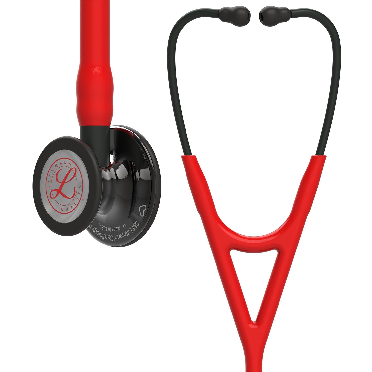 Littmann Cardiology IV Diagnostic Stethoscope: Red & Smoke - Limited Edition 6182 - Littmann Stethoscopes