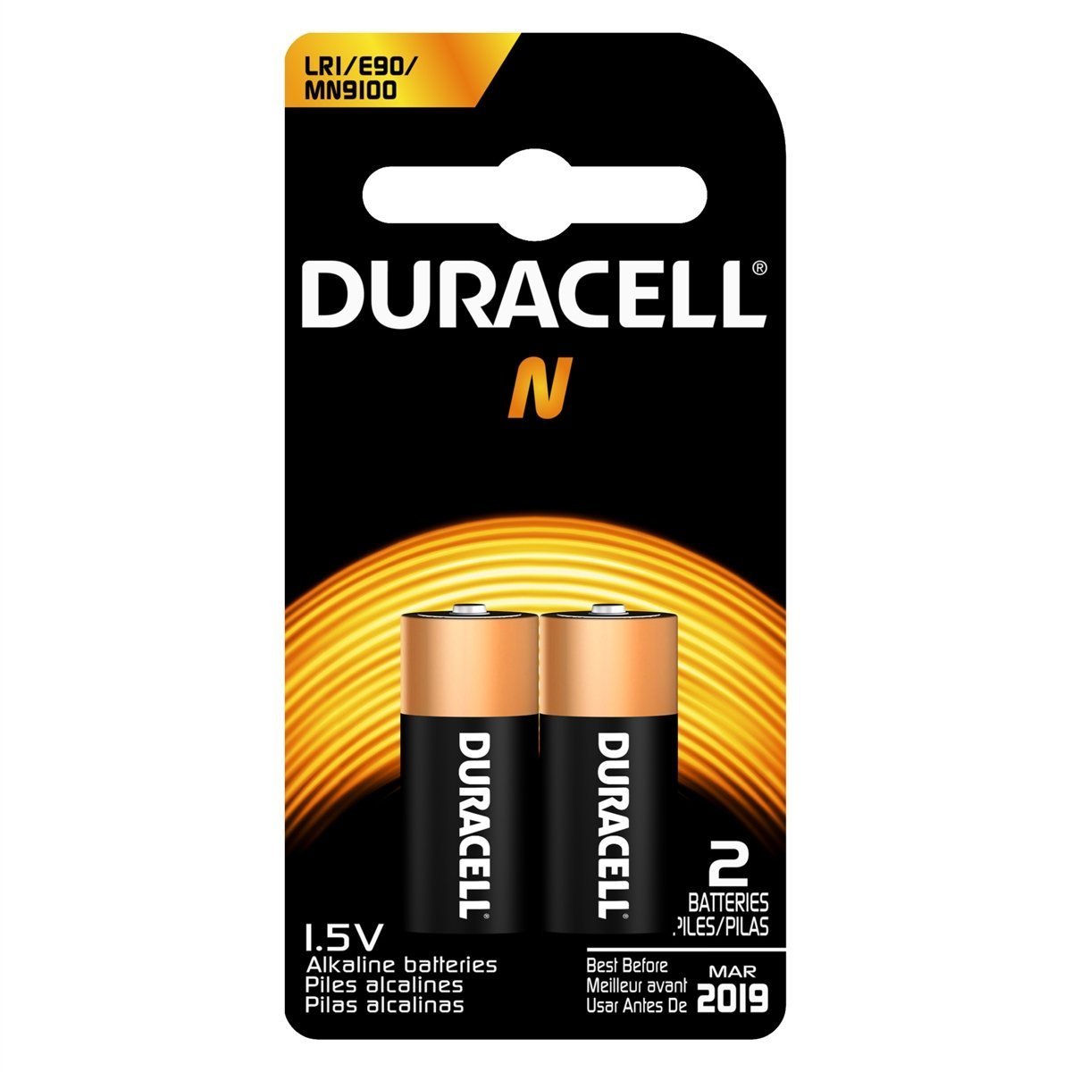 Duracell N Size 1.5V Pack of 2 - Duracell