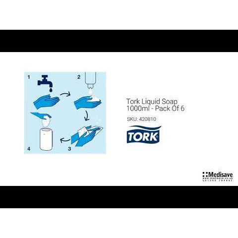 Tork Liquid Soap 1000ml - Pack Of 6 - Tork