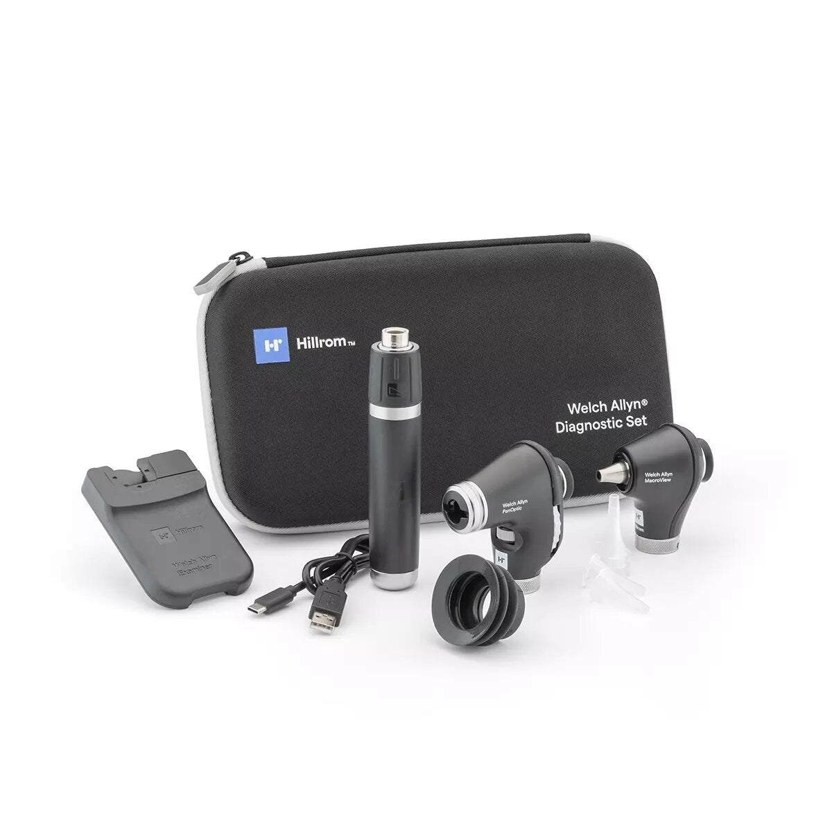 Welch Allyn 3.5V Diagnostic Set with PanOptic Plus LED Ophthalmoscope and MacroView Plus LED Otoscope - Welch Allyn