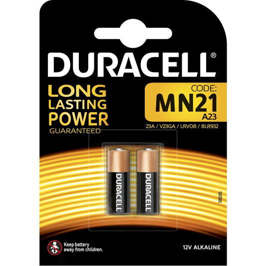 Duracell Specialty Alkaline Type MN21 Battery (Pack of 2) - Duracell