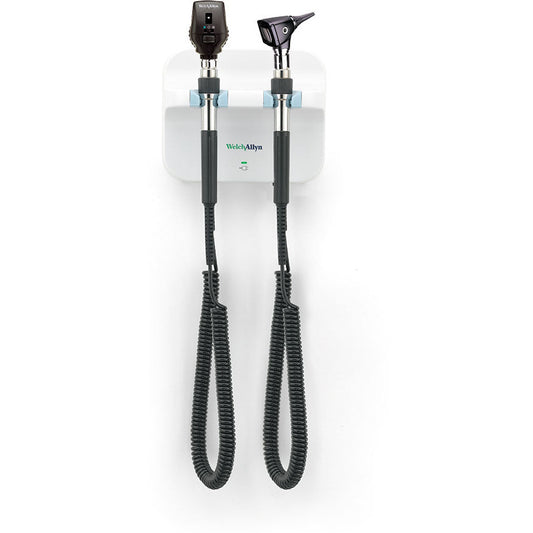 Welch Allyn GS 777 Wall Unit - Coaxial Ophthalmoscope & FO Otoscope - 