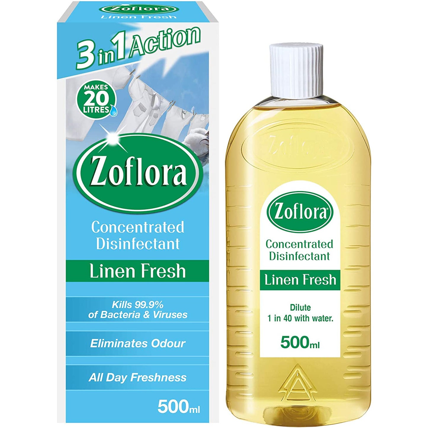 Zoflora Linen Fresh - 500ML - Bunzl