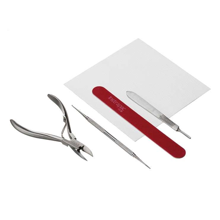 Instrapac Podiatry Basic Emery Pack Curved Roller Spring Small Nail Cutter - Single - Instrapac