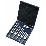 Hartmann Tuning Fork with Foot - Set of 7 in case - Uniplex