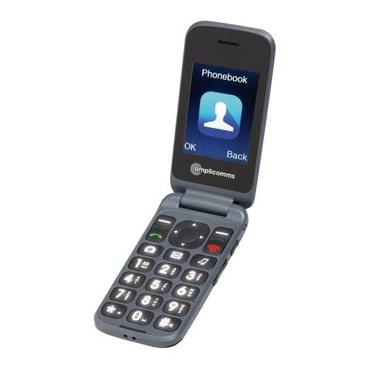 Amplicomms PowerTel M6750 Red - GSM Phone - Amplivox