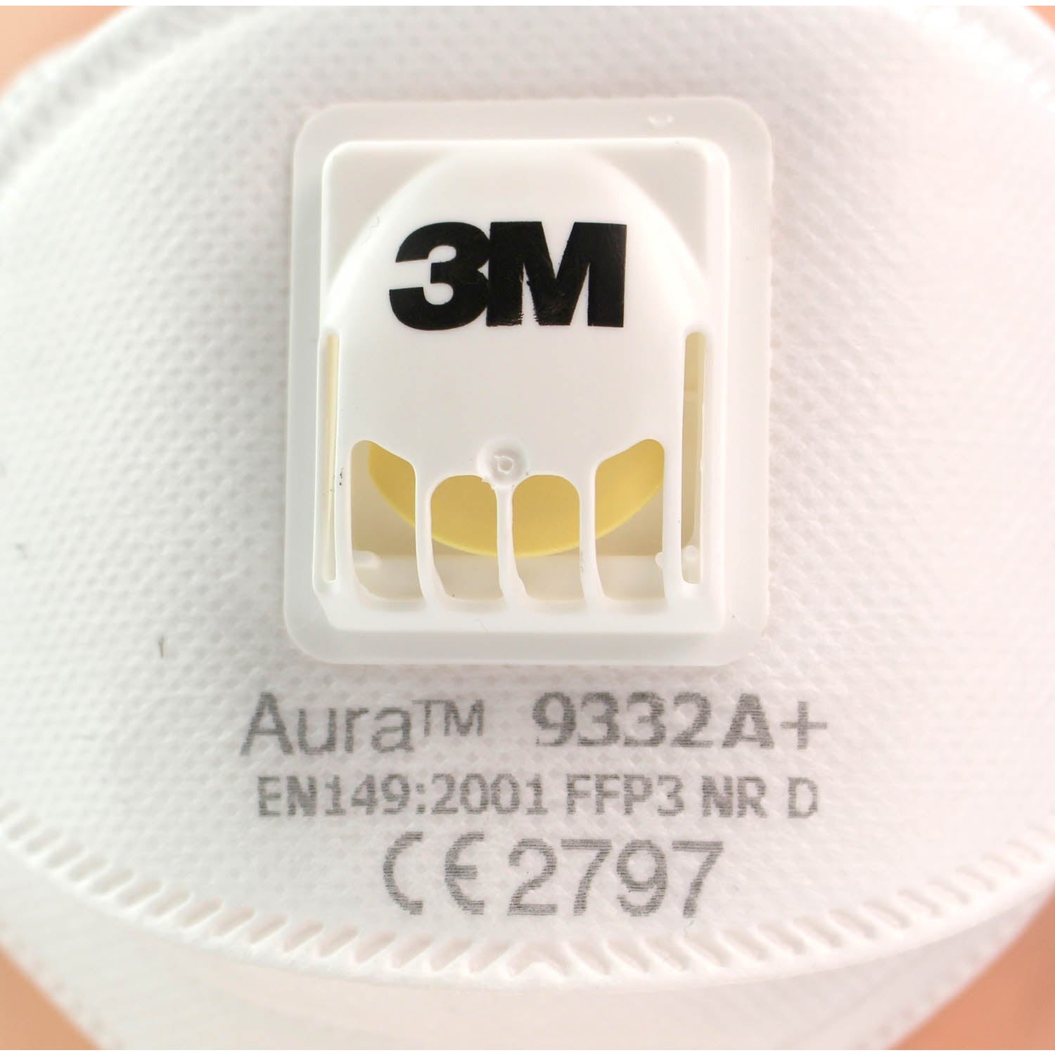 3M™ Aura™ 9332+ (A) FFP3 Valved Respirator Face Mask - 3M