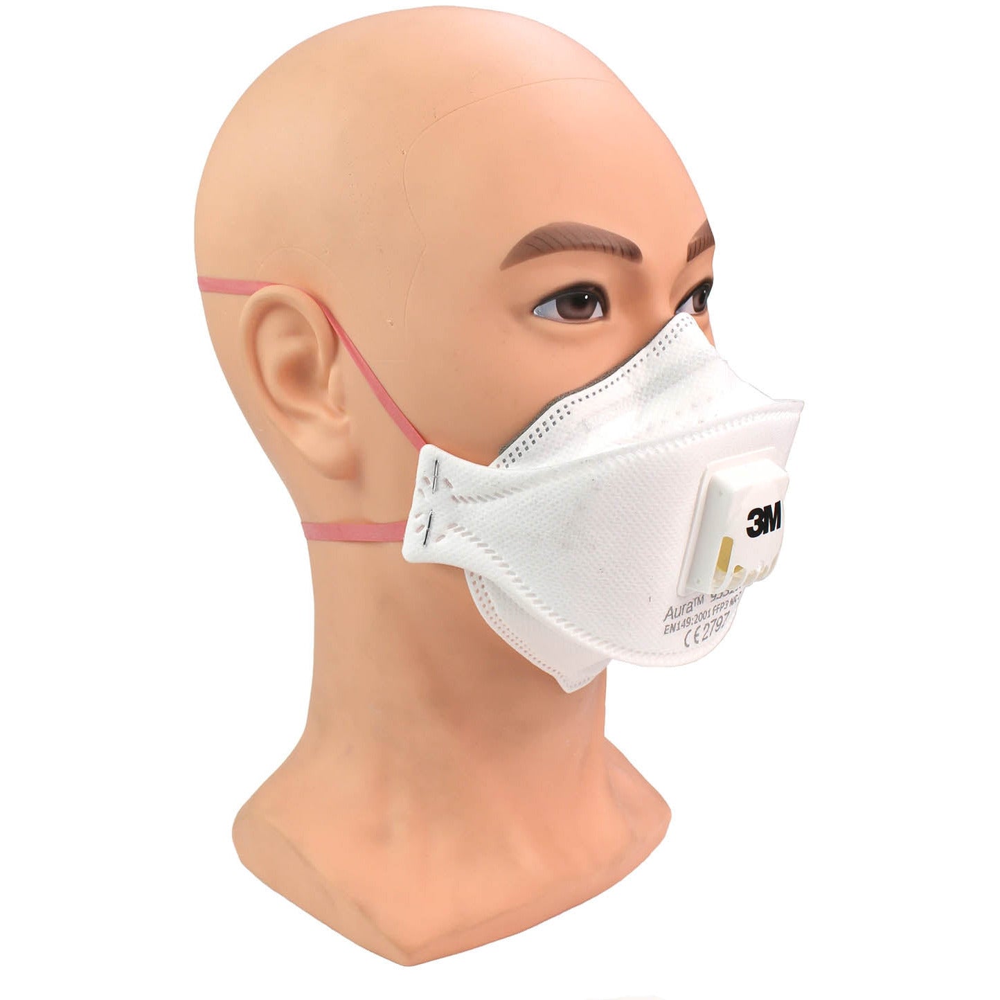 3M™ Aura™ 9332+ (A) FFP3 Valved Respirator Face Mask - 3M